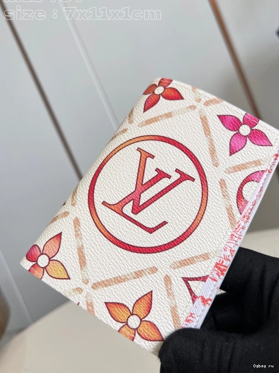 cm Pocket Organizer-7.5*11.1*1 LOUIS VUITTON 0807